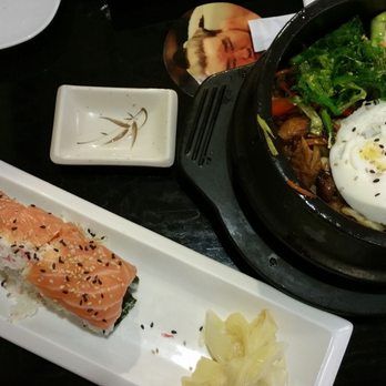 Kabuki Sushi and Roll - Philadelphia roll and bibimbap! - Sushi Bars Near Me - Bossier City, Louisiana