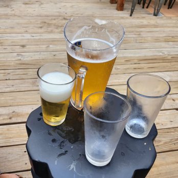 Picks Bar - four glasses of beer on a table - Sports Bars Near Me - San Antonio, Texas