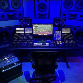 Engine Room Audio - Blue ATMOS room - Recording & Rehearsal Studios Near Me - Manhattan, New York Engine Room Audio - Blue ATMOS room - Recording & Rehearsal Studios Near Me - Manhattan, New York