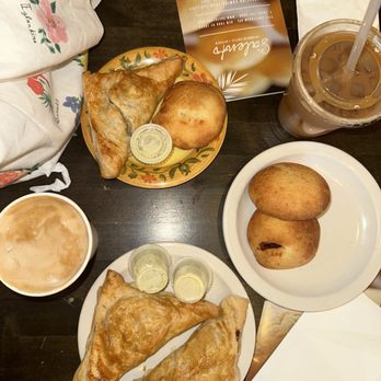 Salento Colombian Coffee & Kitchen - Chicken and cheese empanada, spinach and cheese empanada, guava pan de bono - Coffee & Tea Near Me - New York, New York Salento Colombian Coffee & Kitchen - Chicken and cheese empanada, spinach and cheese empanada, guava pan de bono - Coffee & Tea Near Me - New York, New York