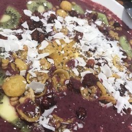 One of their smoothie bowls One of their smoothie bowls