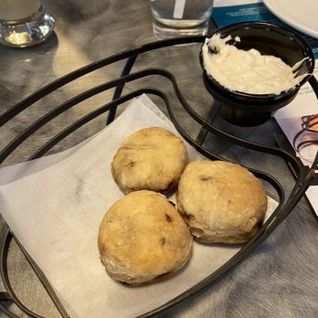 Twisted Biscuit Brunch - Goat cheese and fig biscuits - Bars Near Me - Edwardsville, Illinois Twisted Biscuit Brunch - Goat cheese and fig biscuits - Bars Near Me - Edwardsville, Illinois