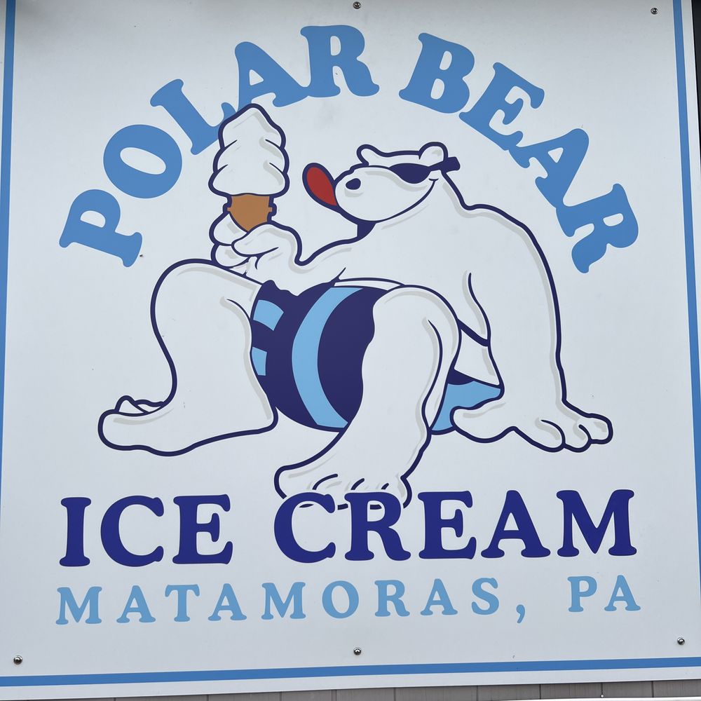 Polar Bear - Sign - Ice Cream & Frozen Yogurt Near Me - Matamoras, Pennsylvania