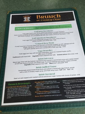 Menu photo 8 County Clare Irish Pub Milwaukee, WI Menu photo 8 County Clare Irish Pub Milwaukee, WI