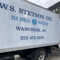 W S Stetson's Seashells - The truck with the business info.