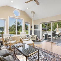 Aerial Photo Platform Productions - View the lake as you relax on the deck or the living room.