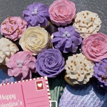 Bella Beans Cafe - a bouquet of cupcakes - Bakeries Near Me - Staten Island, New York