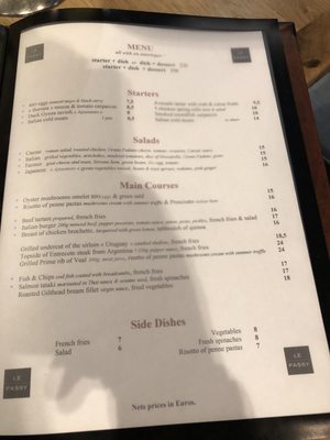 Menu photo 2 Le Passy Paris, 75 Menu photo 2 Le Passy Paris, 75