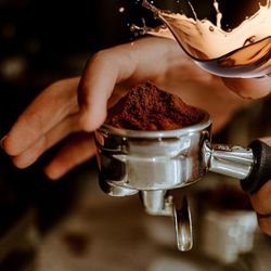 Hebrews And She Bakes - Barista making your espresso!