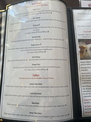 Menu photo 4 Masala House Indian Bistro Washington, PA