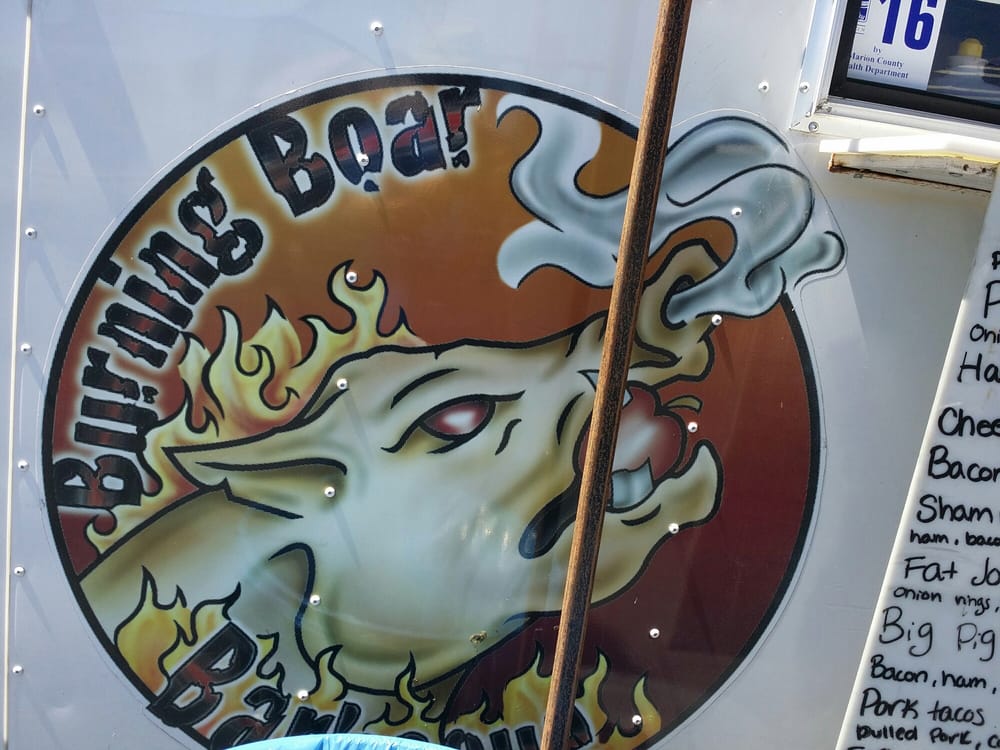 Burning Boar BBQ Logo