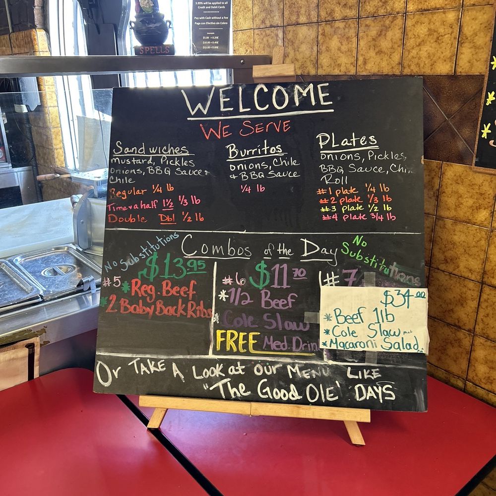 Tony's the Pit Bar-B-Q - Menu de especiales - Barbeque Near Me - El Paso, Texas Tony's the Pit Bar-B-Q - Menu de especiales - Barbeque Near Me - El Paso, Texas