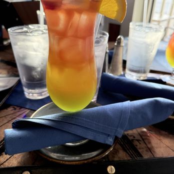 Lighthouse Waterfront Restaurant - My refreshing and delicious Sunset Punch fit - New American Near Me - Fort Myers, Florida