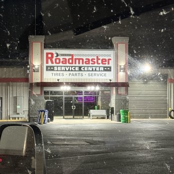 Roadmaster Service Center - Store front at 8:25pm, 10/21/25. The night before our service date. That isn't snow but bug splat on our windshield. - Roadside Assistance Near Me - Searcy, Arkansas Roadmaster Service Center - Store front at 8:25pm, 10/21/25. The night before our service date. That isn't snow but bug splat on our windshield. - Roadside Assistance Near Me - Searcy, Arkansas