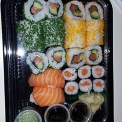 Funa Sushi - Bestllung Lachsplatte
