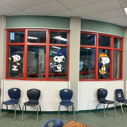 Sierra Vista School - Some of the Snoopy/Peanuts decorations!!