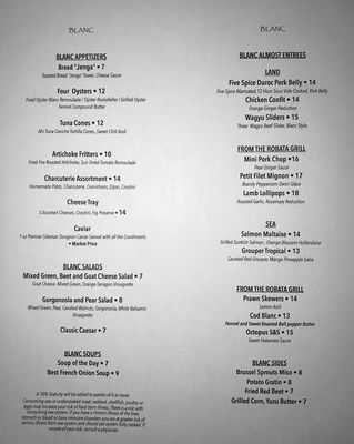 Menu photo 6 Blanc Fort Myers, FL