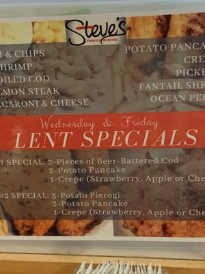 Menu photo 2 Steve's Family Dining Livonia, MI Menu photo 2 Steve's Family Dining Livonia, MI