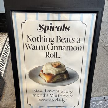 Spirals - Outdoor signage - Bakeries Near Me - New York, New York
