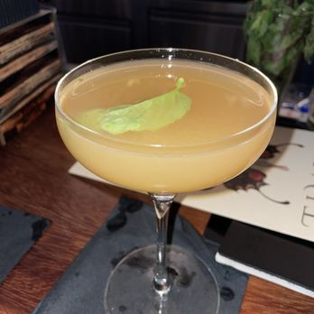 Timbr - Basil grapefruit mezcalini - New American Near Me - Fort Lauderdale, Florida