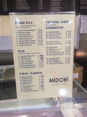 Menu photo 1 Midori Sushi&Roll Meadowbank, NSW