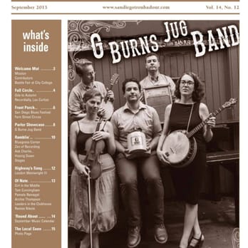 Clinton Davis Music Studio - Clinton's band, the G Burns Jug Band, on the cover of the San Diego Troubadour. - Musical Instruments & Teachers Near Me - San Diego, California Clinton Davis Music Studio - Clinton's band, the G Burns Jug Band, on the cover of the San Diego Troubadour. - Musical Instruments & Teachers Near Me - San Diego, California