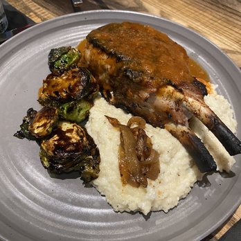 Warehouse 72 - SOUS-VIDE PORK CHOP - New American Near Me - Houston, Texas Warehouse 72 - SOUS-VIDE PORK CHOP - New American Near Me - Houston, Texas