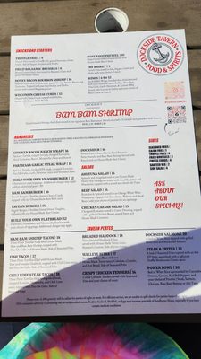 Menu photo 1 Dockside Tavern Oshkosh, WI Menu photo 1 Dockside Tavern Oshkosh, WI