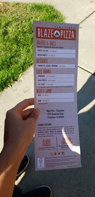 Menu photo 3 Blaze Pizza Pleasanton, CA