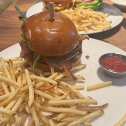 Blue cheese hamburger Blue cheese hamburger