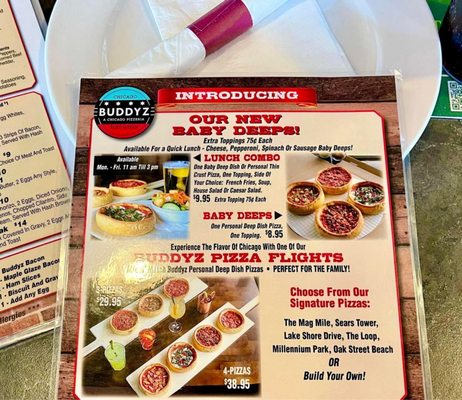 Menu photo 1 Buddyz Pizza Mchenry, IL