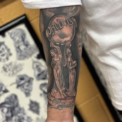 Sick One Tattoos - Scarface Tattoo "The World Is Yours"