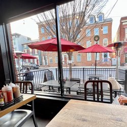 Black Hog BBQ - From inside looking out