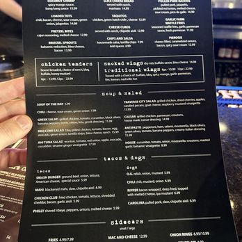 Sidecar Slider Bar - Menu - Burgers Near Me - Chesterfield, Michigan