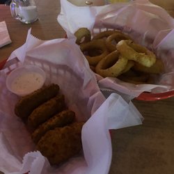 Riviera Tavern - Jalapeño poppers and onion rings