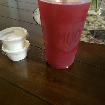 MOD Pizza - BlackBerry lemonade....soooooo good and freshly made - Fast Food Near Me - Fort Worth, Texas
