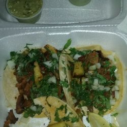 Taqueria Don Jose - Al pastor tacos.. to die for.. $ 2.75 a taco.