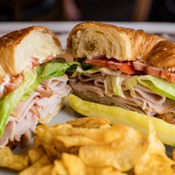 The Cow Saloon & Eatery - The Mary T--a traditional turkey sandwich done right
