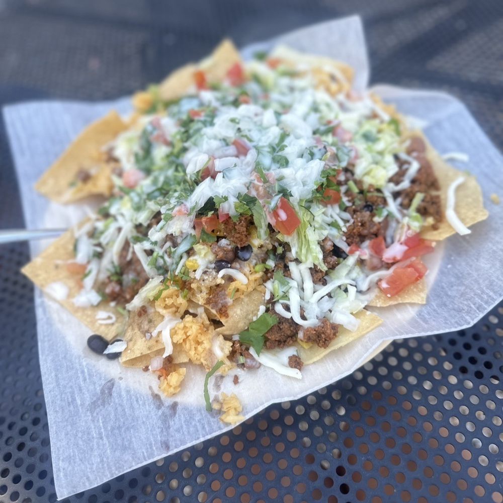 Regular order of beef nachos Regular order of beef nachos