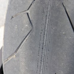 Moto For All - Worn tire on replacement Scrambler