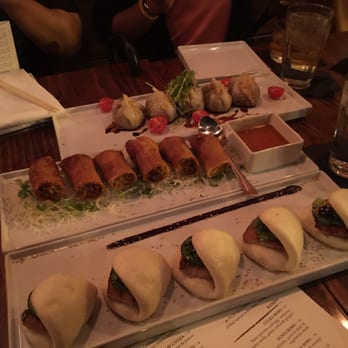 Lucky Belly - Oxtail dumpling, lamb spring roll, and pork belly bao - Bars Near Me - Honolulu, Hawaii Lucky Belly - Oxtail dumpling, lamb spring roll, and pork belly bao - Bars Near Me - Honolulu, Hawaii
