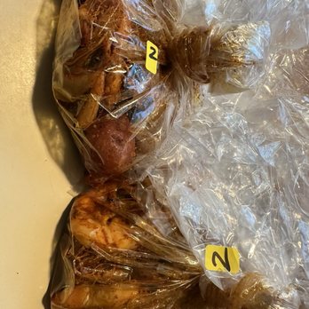 Crafty Crab - Two half pound Whole Shrimp came with potatoes - Seafood Near Me - Houston, Texas Crafty Crab - Two half pound Whole Shrimp came with potatoes - Seafood Near Me - Houston, Texas