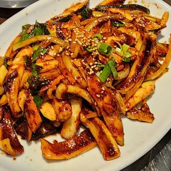 Seoul Garden Yakiniku - Spicy cuttlefish - Korean Near Me - Honolulu, Hawaii Seoul Garden Yakiniku - Spicy cuttlefish - Korean Near Me - Honolulu, Hawaii