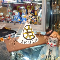Avenue Trading Post - This was in the store on November 30, 2014. Must be a Boston Bruins Fan.
