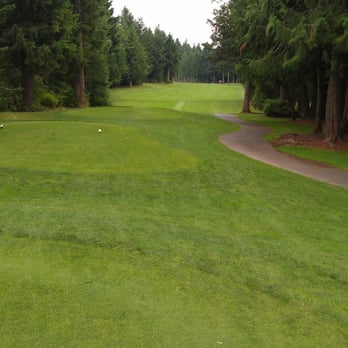 The Classic Golf Club - Signature hole's tee box - Golf Near Me - Spanaway, Washington The Classic Golf Club - Signature hole's tee box - Golf Near Me - Spanaway, Washington