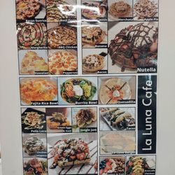 La Luna Cafe - Menu