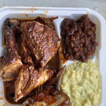 Miz Dee's BBQ - Spicy BBQ chicken, potato salad, beans. The spice will "send you to Jupiter", you've been warned. - Barbeque Near Me - Yakima, Washington Miz Dee's BBQ - Spicy BBQ chicken, potato salad, beans. The spice will "send you to Jupiter", you've been warned. - Barbeque Near Me - Yakima, Washington