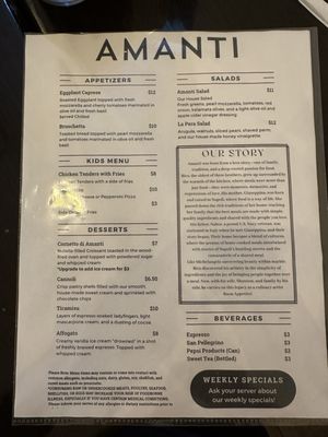 Menu photo 7 Pizza Amanti Chesapeake, VA Menu photo 7 Pizza Amanti Chesapeake, VA