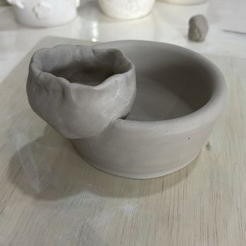 Pottery Studio 1 - Downtown - My bowl before I started designing it - Paint-Your-Own Pottery Near Me - Los Angeles, California Pottery Studio 1 - Downtown - My bowl before I started designing it - Paint-Your-Own Pottery Near Me - Los Angeles, California