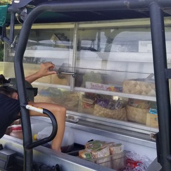 Turtle Bay Golf - A food cart come around a few times selling food and drinks. - Golf Near Me - Kahuku, Hawaii Turtle Bay Golf - A food cart come around a few times selling food and drinks. - Golf Near Me - Kahuku, Hawaii